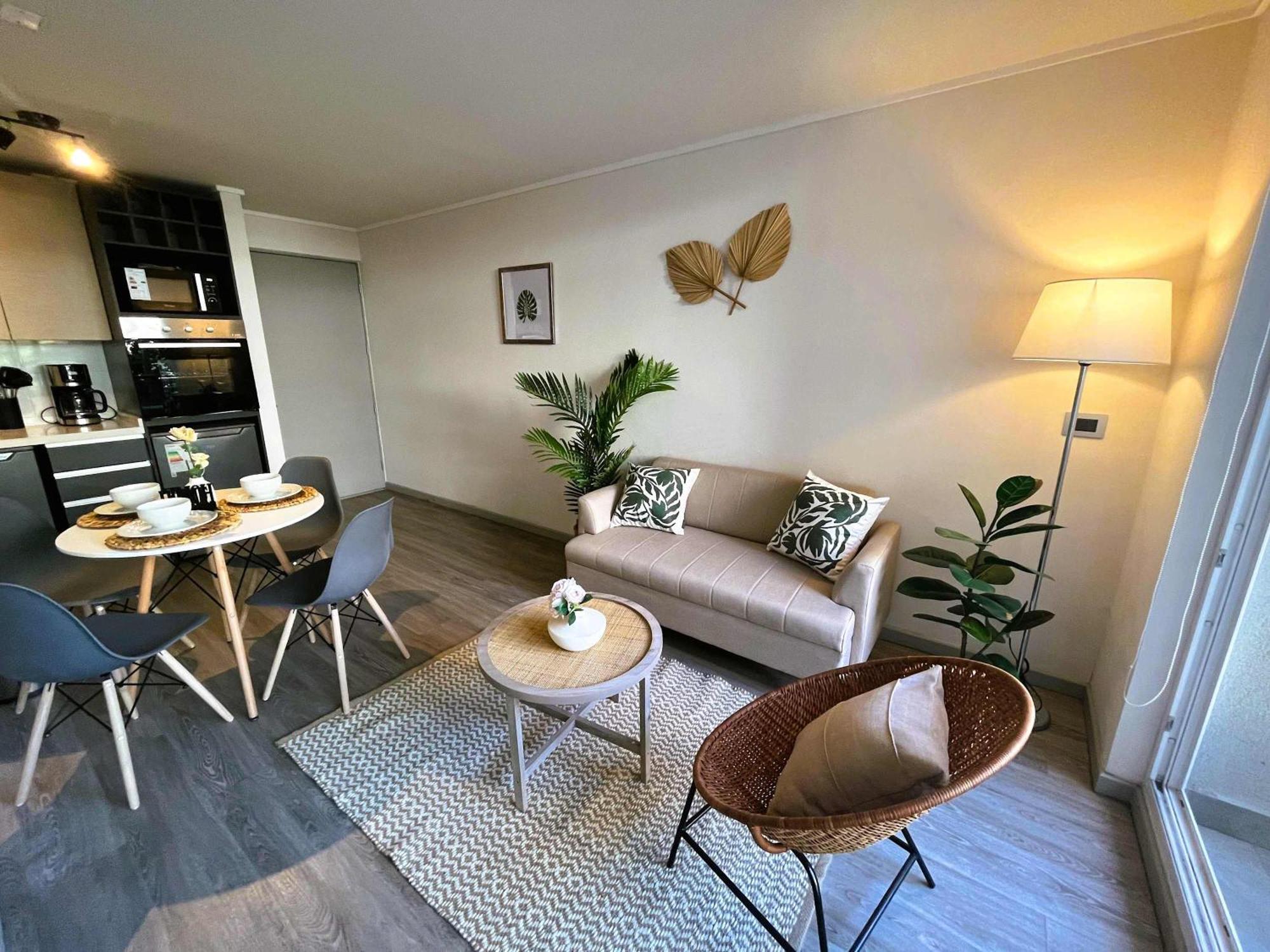 Apartamento Hom I Depto 1d1b 2pax Top1 En Santa Isabel Stgo Santiago