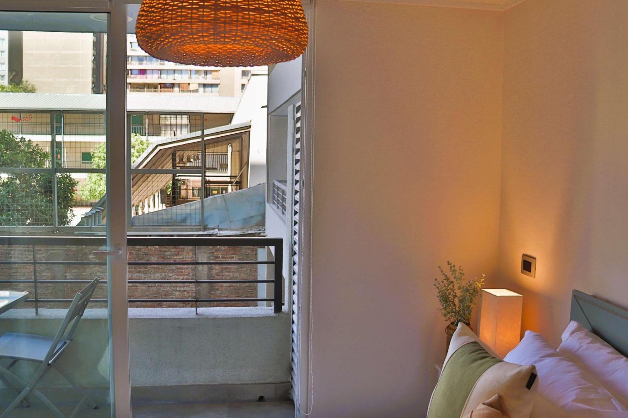 Apartamento Hom I Depto 1d1b 2pax Top1 En Santa Isabel Stgo