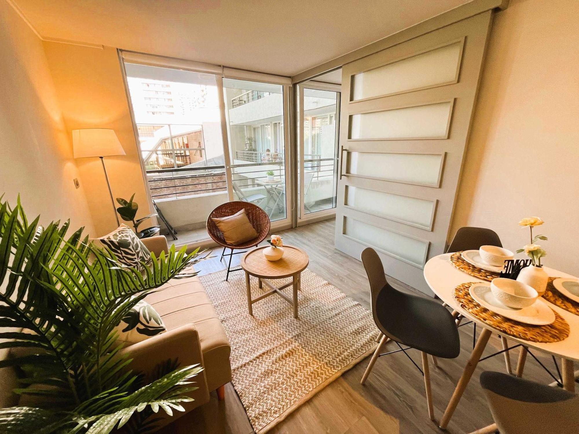 Hom I Depto 1d1b 2pax Top1 En Santa Isabel Stgo Apartamento Santiago